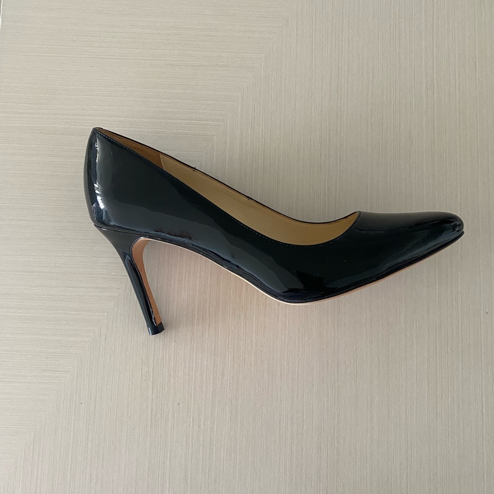 Cole Haan Sleek Black Patent Leather Heels